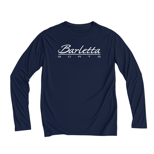 Unisex Small Navy UPF Crew Long Sleeve Shirt