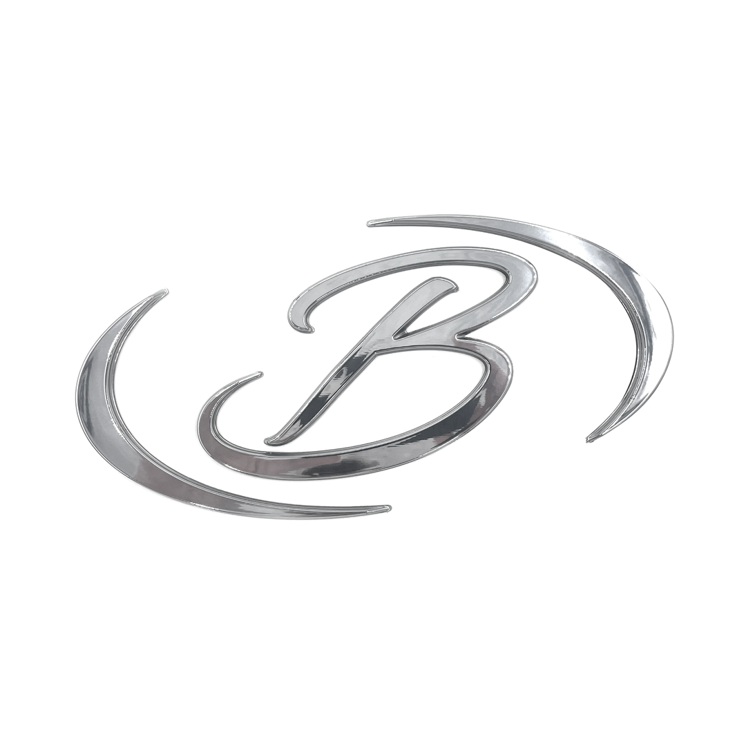 Chrome Outdoor Decal "B"