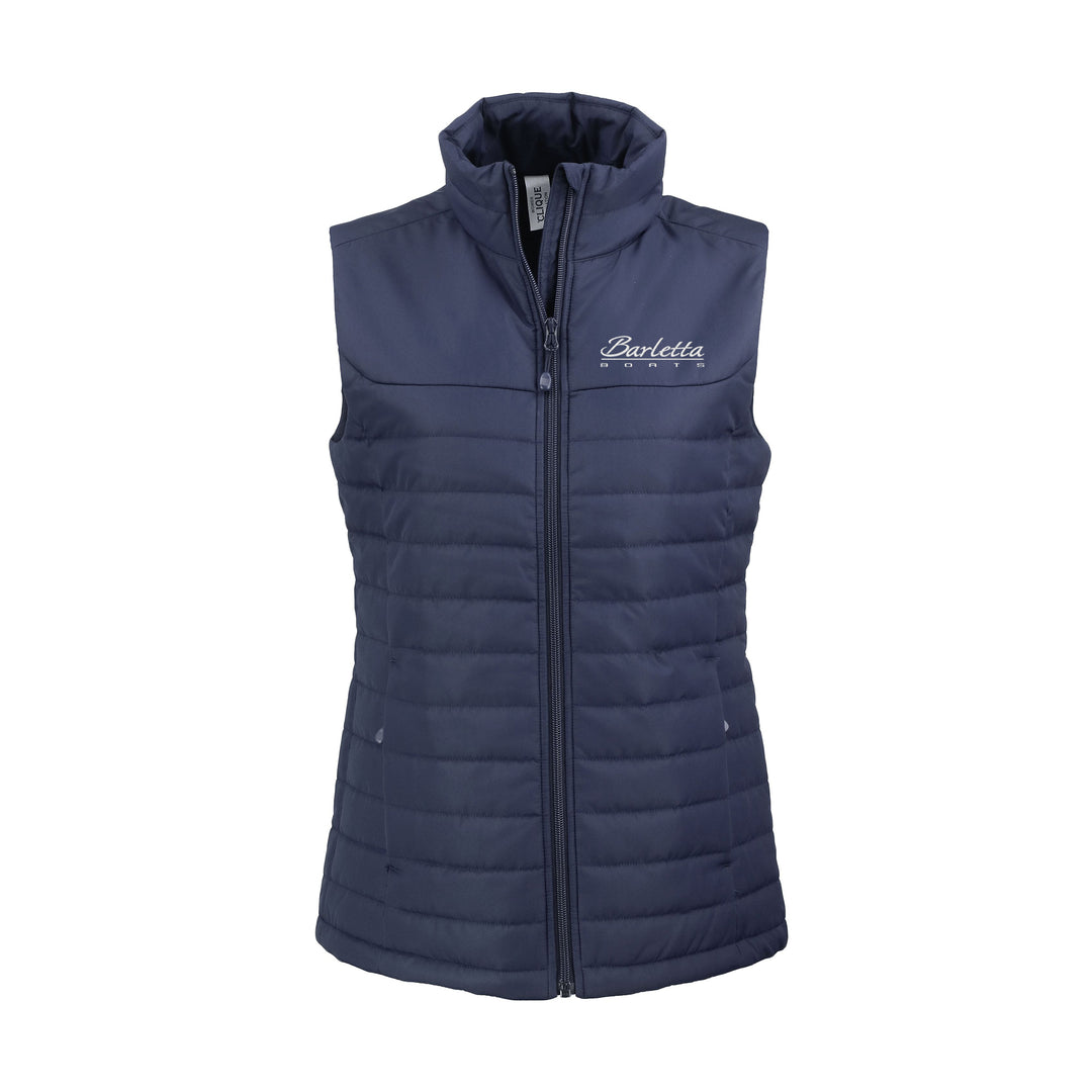 Women's Navy Puffer Vest