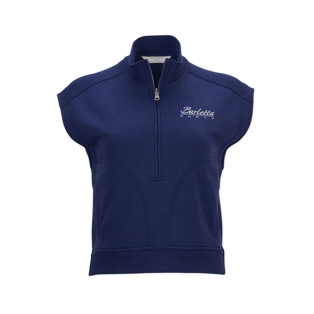 Sleeveless half zip Women's Top