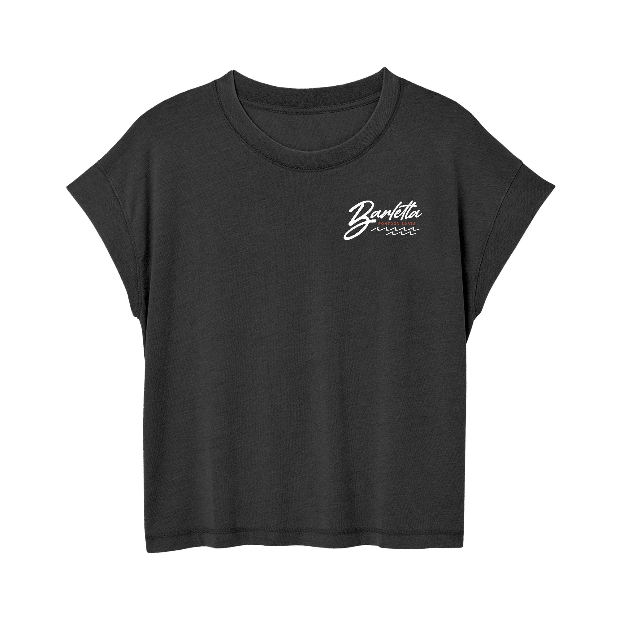 Barletta | Barletta Wave White Relaxed Vintage Wash Tee